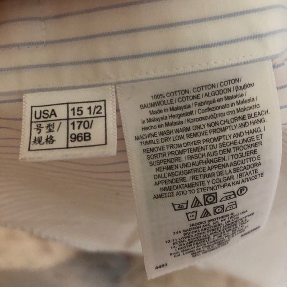 Brooks Brothers Men’s button up long sleeve M - Picture 5 of 5